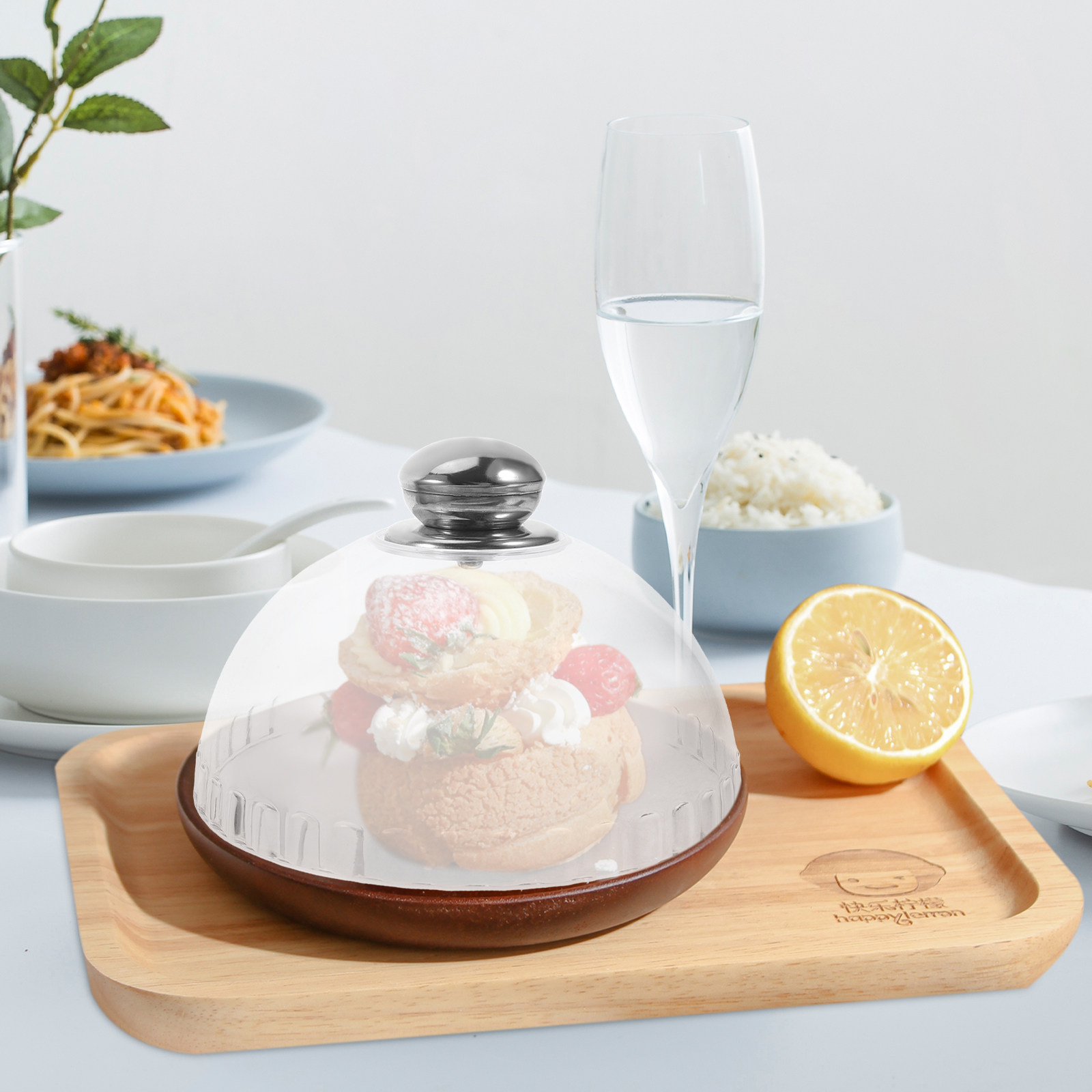 Clear Acrylic Cake Dome Cover  - Plastic Dome Clear recension och pris