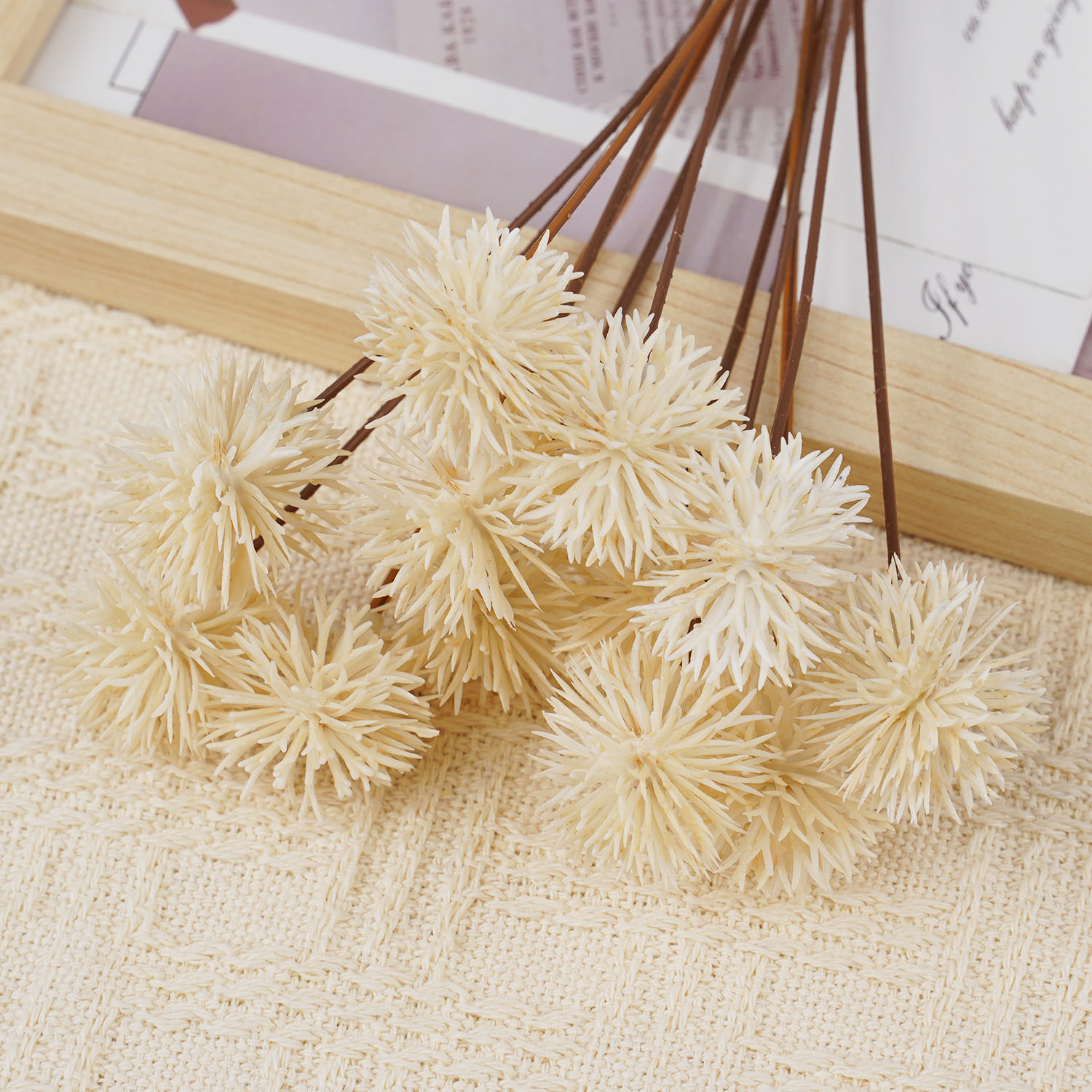 12pcs/set Artificial Small Tho - Sphagnum Moss Dry recension och pris