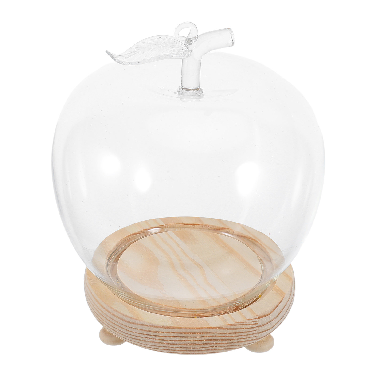 1Set Glass Dome Cloche Shaped  - Plastic Dome Clear recension och pris