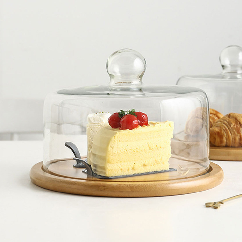 18Cm Glass Cake Dome Cover Cle - Plastic Dome Clear recension och pris