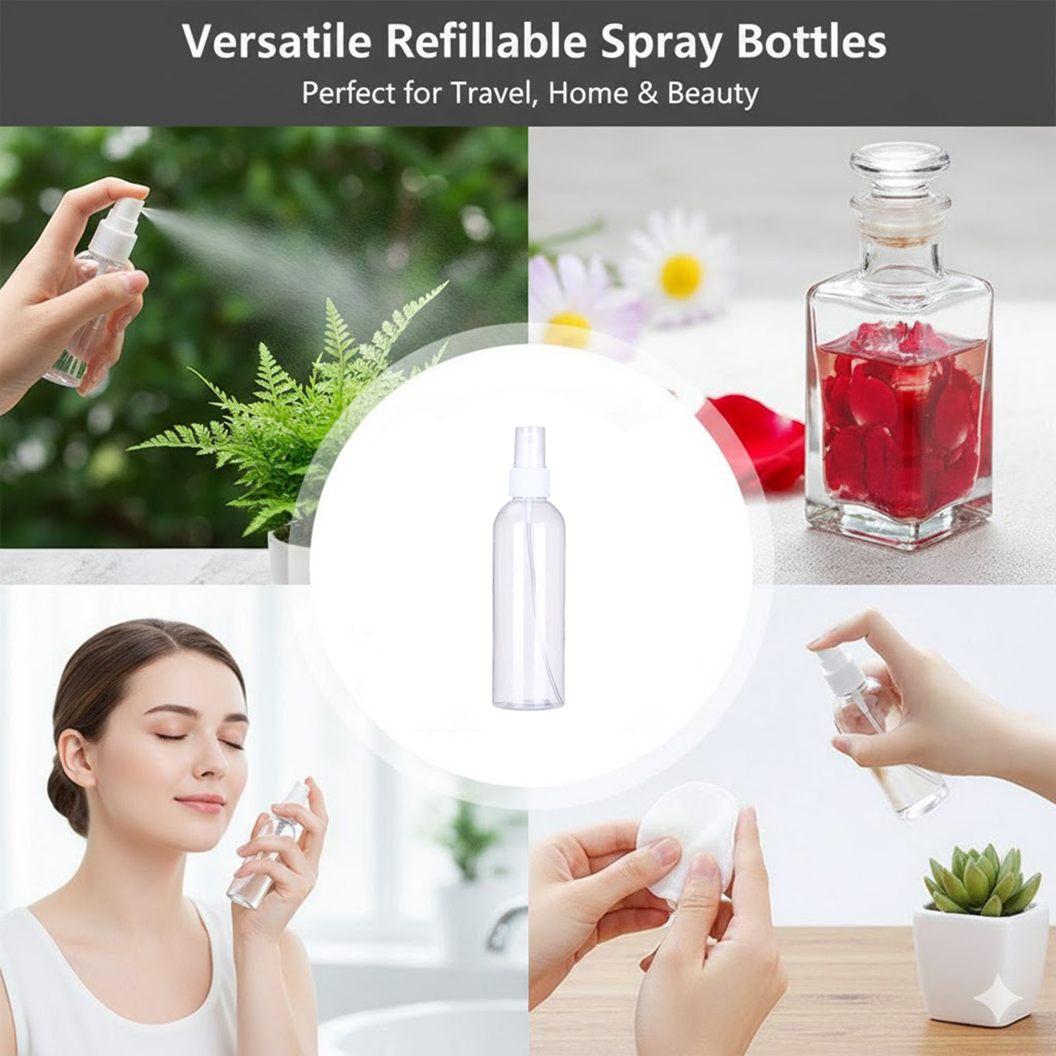100ml Small Fine Mist Spray Bo - Misting Bottle Fine recension och pris