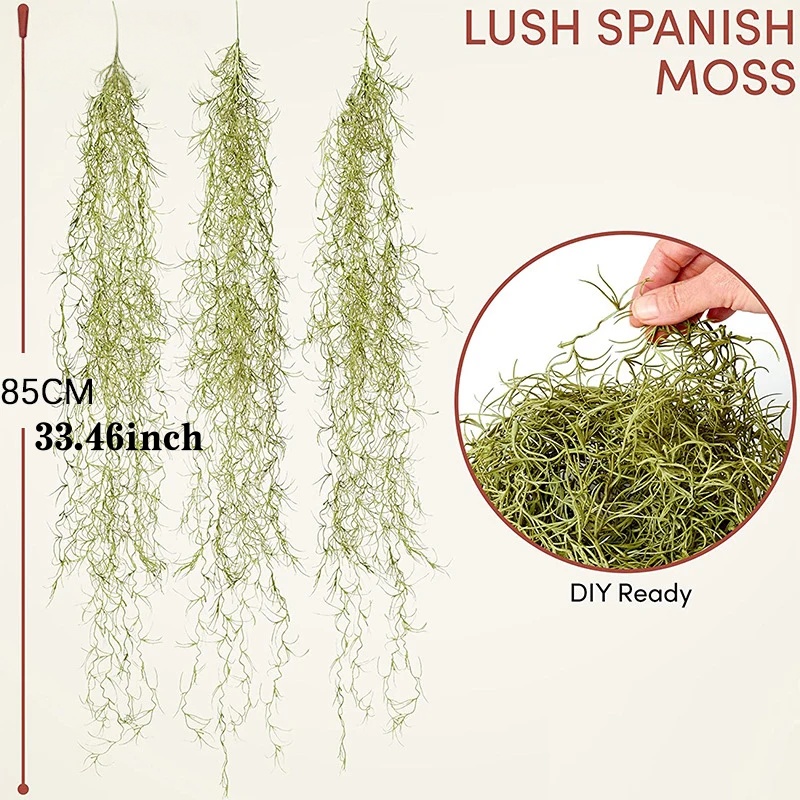 85cm Green Artificial Plant Mo - Sphagnum Moss Dry recension och pris