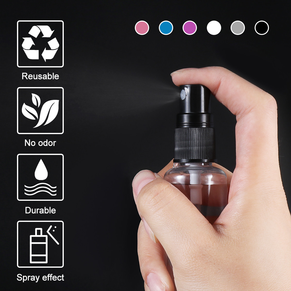 12Pcs Leak Proof Portable Spra - Misting Bottle Fine recension och pris